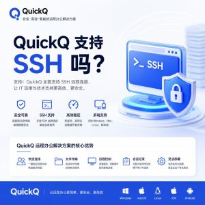 QuickQ远程办公支持SSH吗？