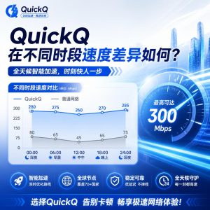 QuickQ在不同时段速度差异如何？